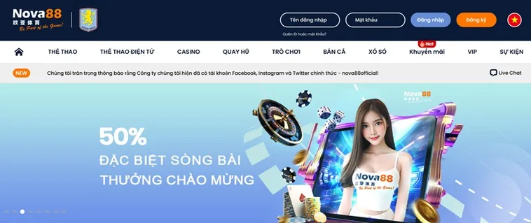 Khuyến Mãi Nhà Cái Nova88 Hấp Dẫn Với Ưu Đãi Độc Quyền Cho Thành Viên