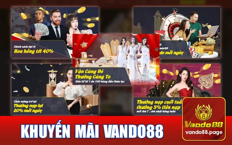 Khuyến Mãi Nhà Cái Vando88 Hấp Dẫn Cho Thành Viên Cũ Và Mới Năm 2026